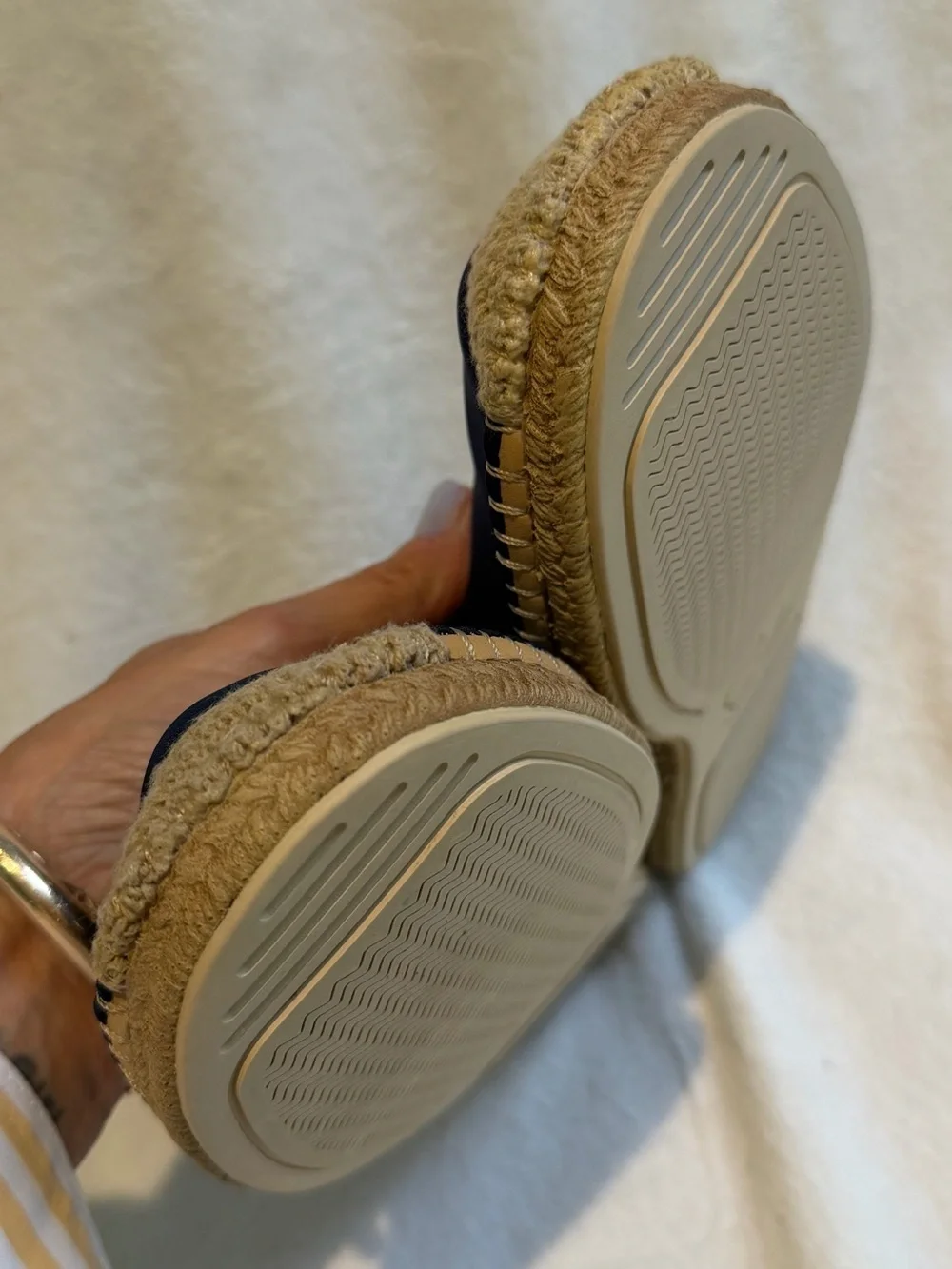 Seastar Mariner Beachcomber Neoprene Espadrille Woman’s Size 10 Navy Blue